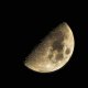 La Lune entre le 22 et le 25 octobre 2012