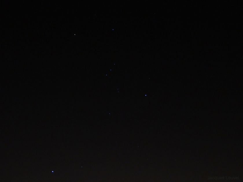 Orion, la nuit de l'éclipse du 28 sept 2015