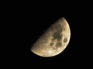 La Lune entre le 22 et le 25 octobre 2012