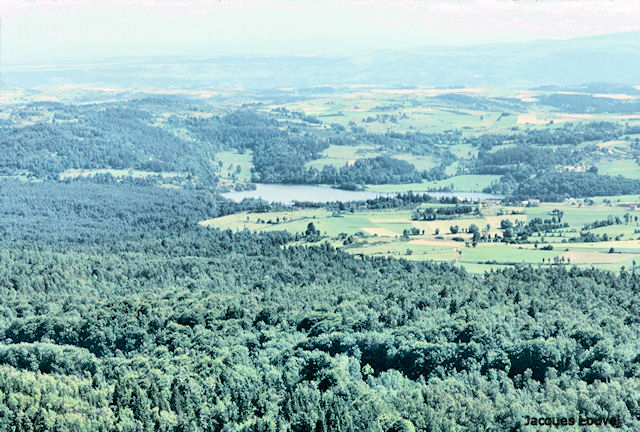 La cheire de La Vache et Lassolas - lac d'Aydat