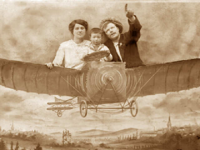 Fête foraine à Bezons - 1914