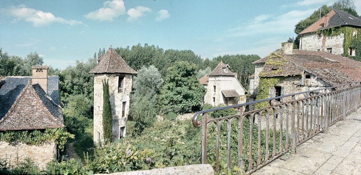 Carennac (Lot) : vue depuis le petit pont