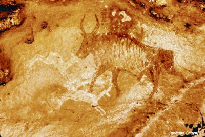 Tassili n'Ajjer : Gazelles rupestres