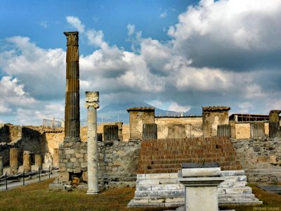 Photo des ruines du temple d'Apollon